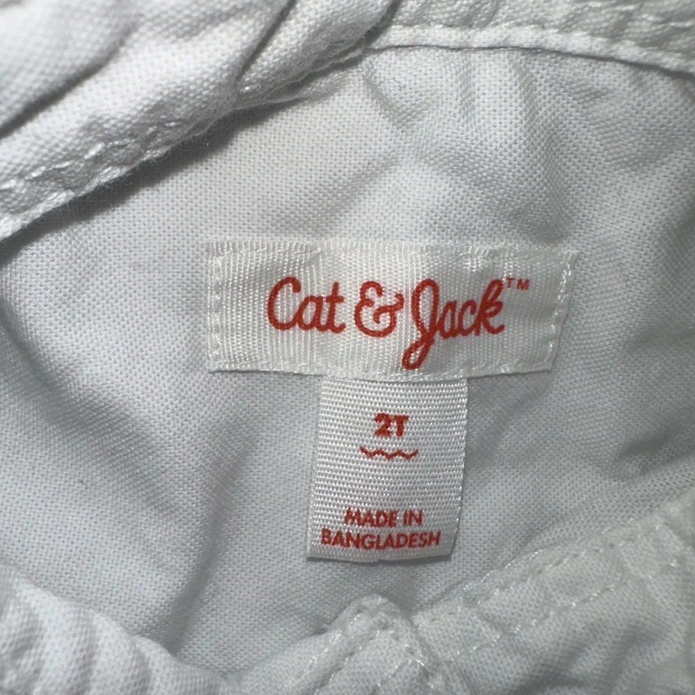 Cat & Jack White Button Down Kids Shirt - Picture 3 of 6